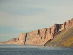 Arctic Bay cliffs, Canada.