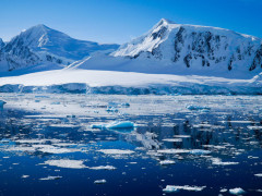 Landscape in Antarctic Peninsula