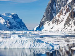 Lemaire Channel in Antarctica.