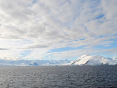 Scenery of the Polar Circle, Antarctica.