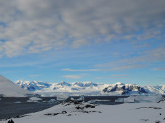 Scenery of the Polar Circle, Antarctica.