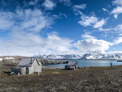 Old Trapper's Hut in Spitsbergen.