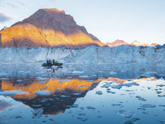 Nordenskiold Glacier in Svalbard.