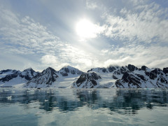 Scenery in North Spitsbergen.