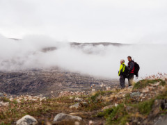 Blomsterbugten Nanortalik in Greenland.