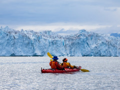 Kayaking in Greenland.