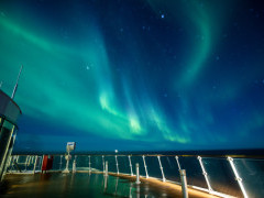 Northern lights in Greenland.