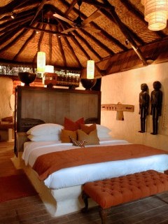 Bedroom at Mahua Kothi in Bandhavgarh National Park, India