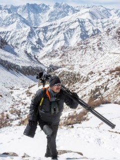 Photographer in Ulley Valley, India.