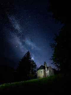 Astrophotography in Elan Valley, Wales.