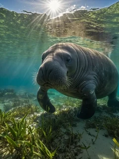 Manatee in Florida, USA