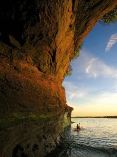 Kayaking in the Bay of Fundy, Canada