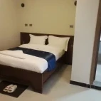 Double bedroom with en suite bathroom, at All Seasons Hotel, Ethiopia