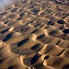 Aerial view of the incredible dune-scape in Namibia.