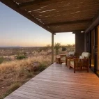 Image of the river view suite decking, overlooking the Klaserie River.