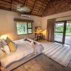 King room at the lodge at Klaserie Private Nature Reserve, South Africa.