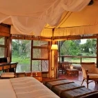 View of one of the suites on offer at Hamiltons Tented Camp.
