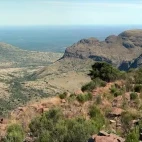 View from Waterberg Mountains in South Africa