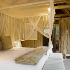 Bedroom at Bateleur Safari Camp, South Africa.