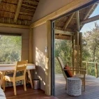 View from a bedroom at Bateleur Safari Camp, South Africa.