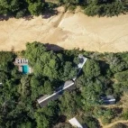 Aerial view of Bateleur Safari Camp, South Africa.