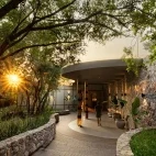 Entrance at Tanda Tula Safari Lodge, Timbavati Private Game Reserve, South Africa