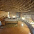 Bedroom at Aregash Lodge in Ethiopia.