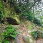 Hyena den at Aregash Lodge in Ethiopia.