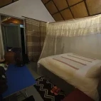 Bedroom at Chebera Safari Lodge in Ethiopia.