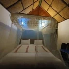 Bedroom at Chebera Safari Lodge in Ethiopia.
