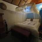 Bedroom at Chebera Safari Lodge in Ethiopia.