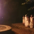 Firepit at Chebera Safari Lodge in Ethiopia.