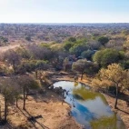 Aerial of Serondella Game Lodge in South Africa.