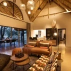 Lounge at Serondella Game Lodge in South Africa.