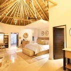 Bedroom at Serondella Game Lodge in South Africa.