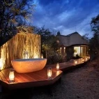 Bathroom at Serondella Game Lodge in South Africa.