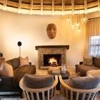 Living room at Serondella Game Lodge in South Africa.