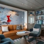 Library on board Ocean Albatros