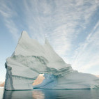 Iceberg in Scoresby Sund, Greenland. 