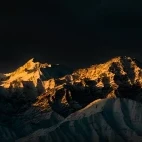 Mountains in Ulley Valley, India.