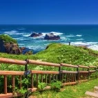 View of Cape Kiritappu, Hokkaido, Japan.