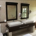 A bathroom at The Blackpool Hotel, Sri Lanka.