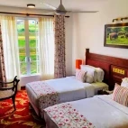 Twin bedroom at The Blackpool Hotel, Sri Lanka.