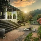 Exterior view of Jansen's Bungalow, Sri Lanka.