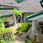 The courtyard at Jansen's Bungalow, Sri Lanka.