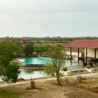 Aerial view of Palmyrah House, Sri Lanka.