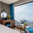 View from a bedroom at White Sand Boutique Hotel, Vietnam