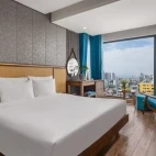 A double bedroom at White Sand Boutique Hotel, Vietnam