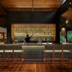 The stylish treehouse bar at Silky Oaks Lodge, Australia.
