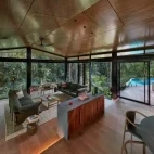 The pavilion lounge area at Silky Oaks Lodge, Australia.